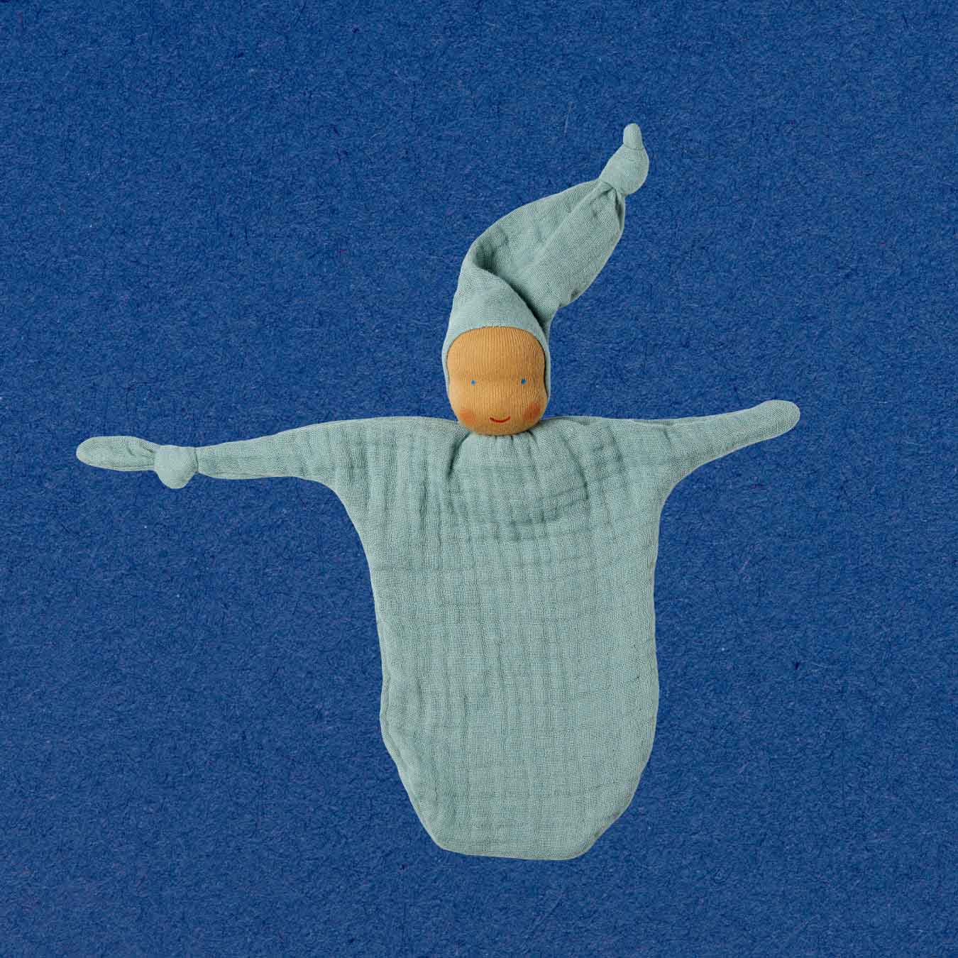 Waldorfwichtel klein turquoise Waldorfwichtel klein turquoise