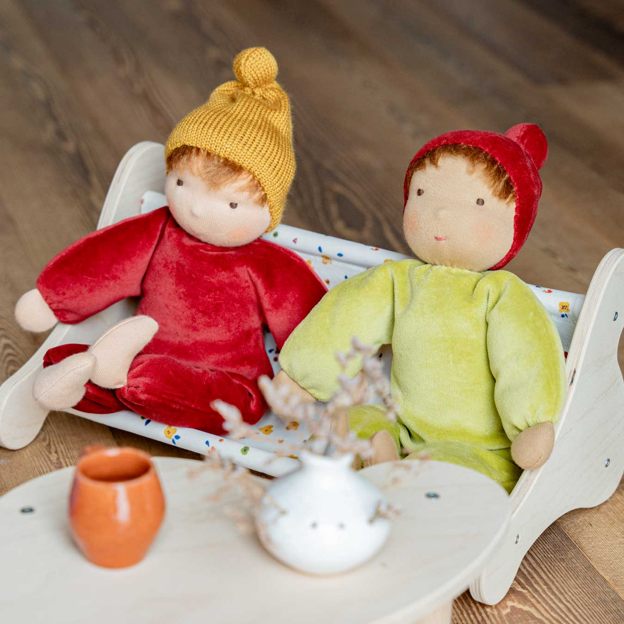 Waldorfpuppe NANA moos